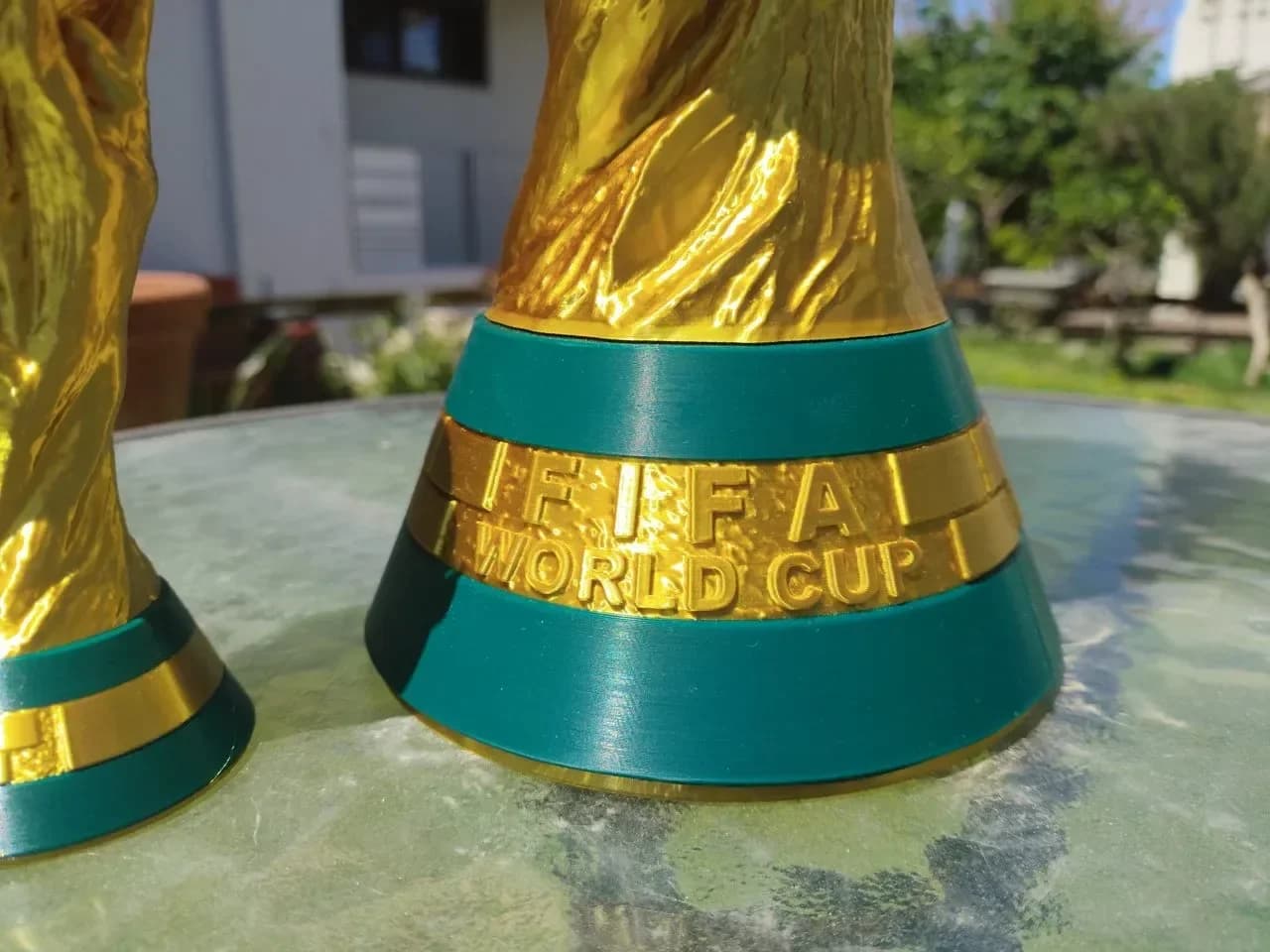 Copa del mundo - Tamaño real — en ambiente
