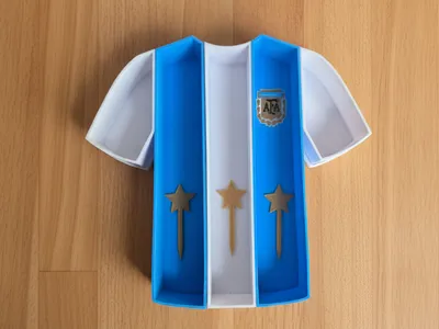 Tabla de snacks camiseta Argentina albiceleste