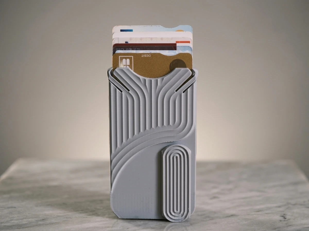 Billetera Porta-Tarjetas en Cascada