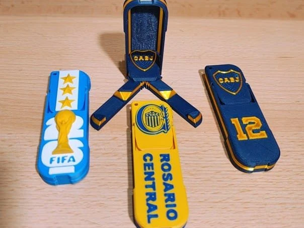 Llavero con Soporte para celular personalizado por equipo (River Plate) — miniatura