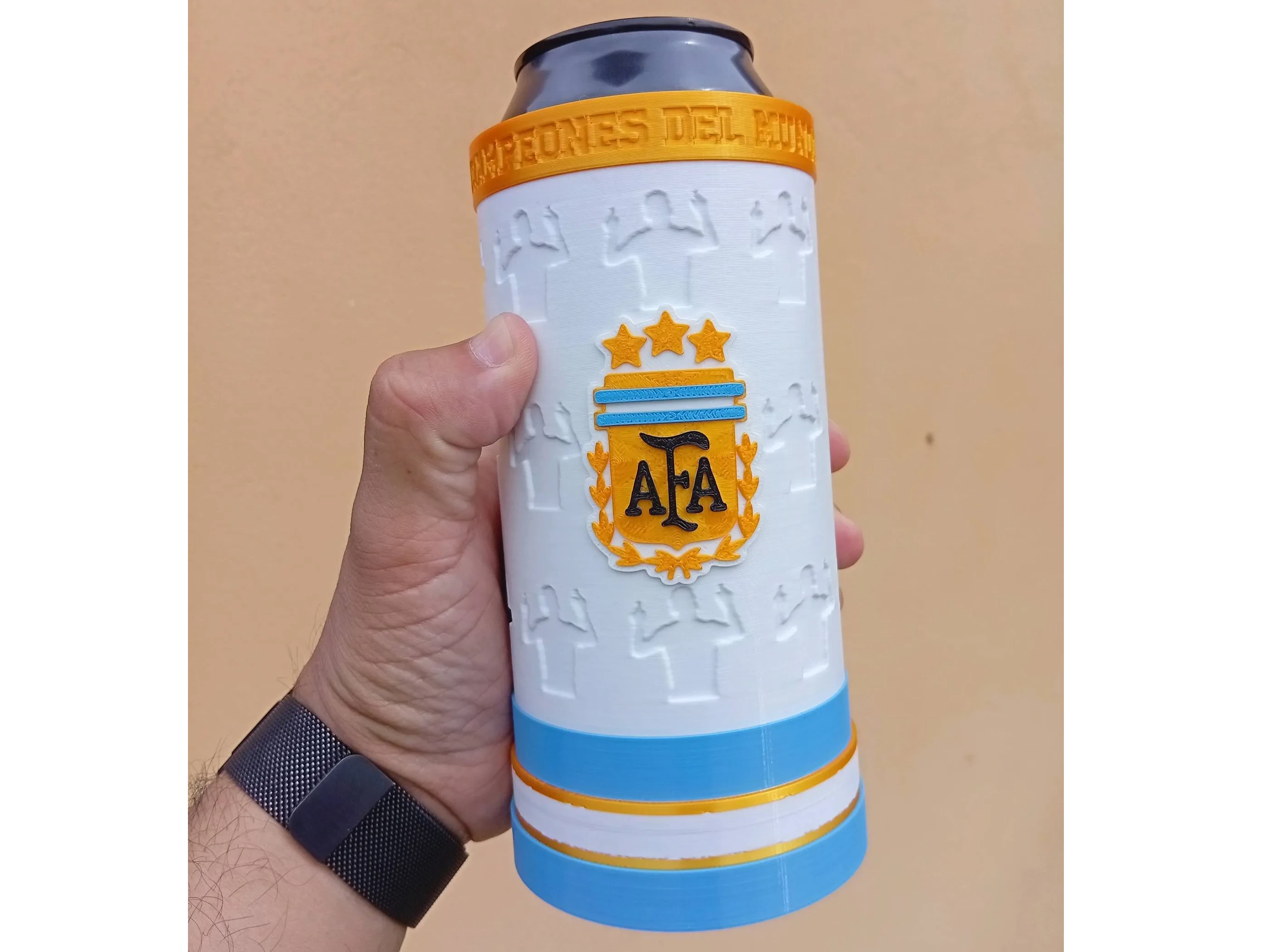 Soporte para lata Messi 473 ml