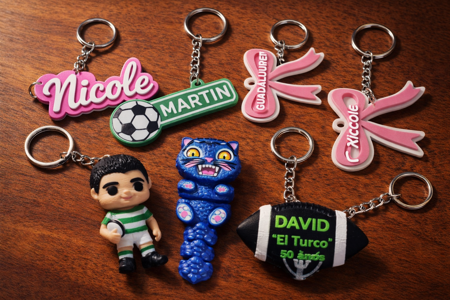 Llaveros personalizados